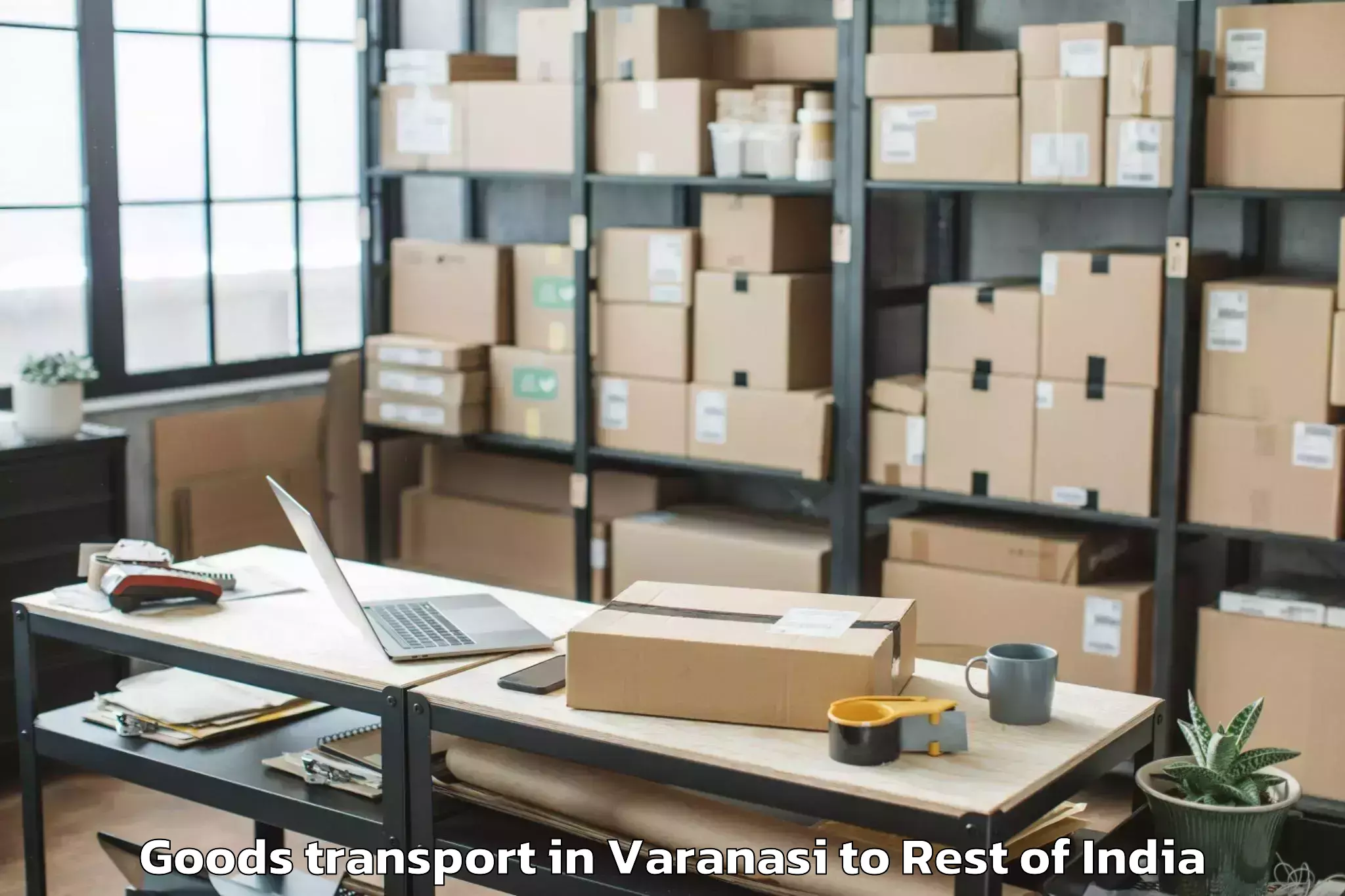 Book Varanasi to Serilingampalle M Goods Transport